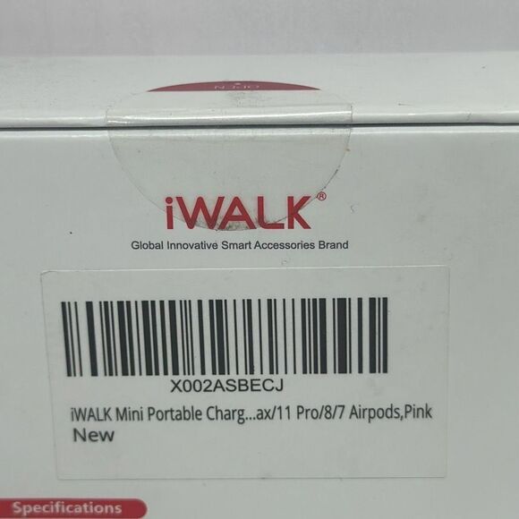 iWALK LinkPod3 3350mAh Portable iPhone Charger - Pink, DS3350L - Picture 5 of 5